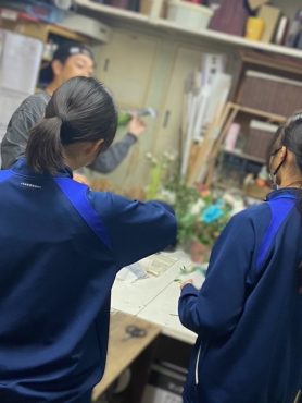 中学生さんが職場体験に｜「花ばたけのざわ　野沢生花店」　（愛知県岡崎市の花キューピット加盟店 花屋）のブログ